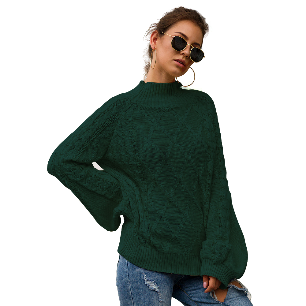 SZ60240-1 Solid Color Sweater